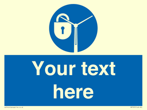 Custom mandatory lock rotor blades